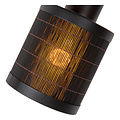 Gallo ceiling spotlight black 1x E27