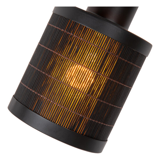 Gallo ceiling spotlight black 1x E27