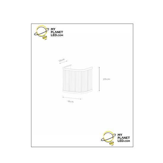 Gallo wall lamp 1xE27 black