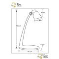 Dolce weiße Schreibtischlampe 1x 4,5W 3000K