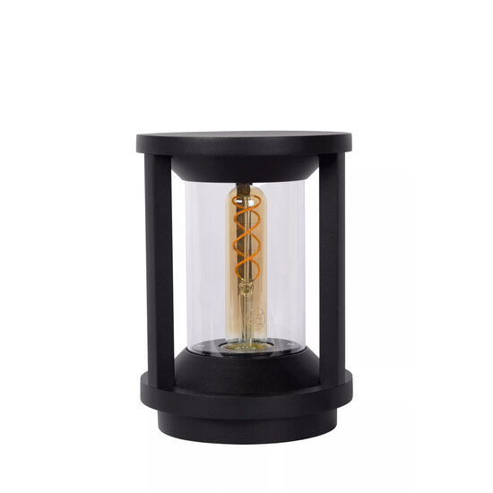 Frox sokkellamp buitenlamp Ø 16 cm 1xE27 IP65 zwart