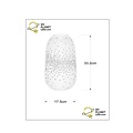Lámpara de mesa Flash porcelana blanca E14
