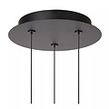 Adeline black round hanging lamp Ø 25 cm LED Dimming. 3x8W 2700K
