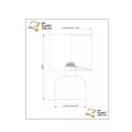 Lampe de table beige blanc avec abat-jour rond en laine 16 cm E14