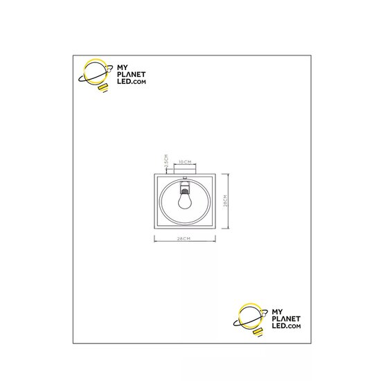 Suzy speciale zwarte plafondlamp met 1x E27