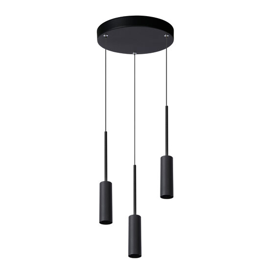 Buldo lámpara colgante diámetro 26 cm LED empotrable 3x7W 2700K negro