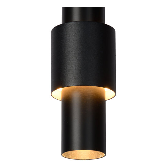 Lampe à suspension Margriet noire diamètre 28 cm dimmable 3x4W 2700K incluse