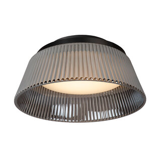 Lámpara de techo Fumado diámetro 35 cm LED regulable incl 17,6W 2900K ahumado