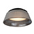 Fumado ceiling lamp diameter 35 cm LED dimmable incl 17.6W 2900K smoked