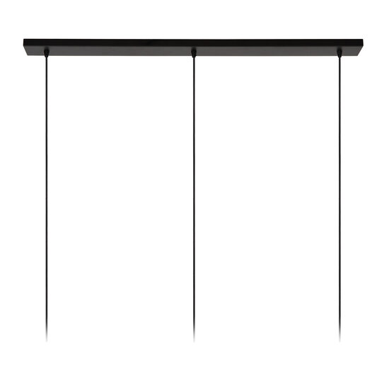 Gala runde Hängelampe Durchmesser 35 cm 3xE27 mattgoldenes Messing