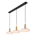 Gala round hanging lamp diameter 35 cm 3xE27 matt gold brass