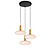 Gala long hanging lamp 3xE27 matt gold brass