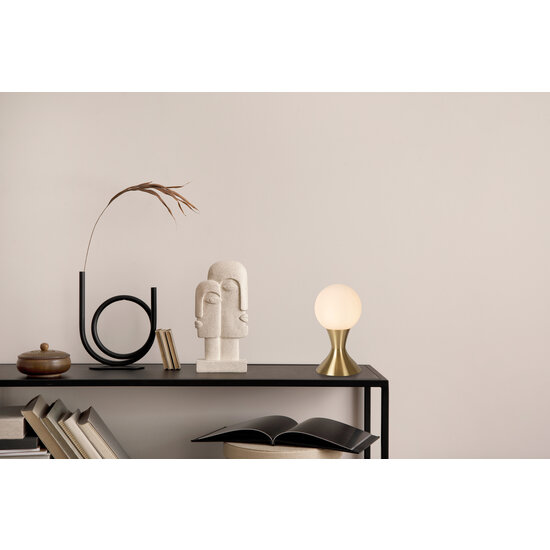 Lampe de table Mario 12 cm 1xG9 laiton doré mat