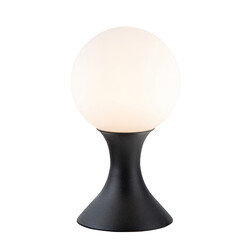 Lámpara de mesa Mario negra 12 cm 1xG9