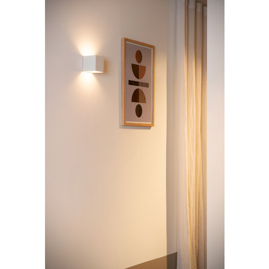 Firenze wandlamp buitenverlichting LED dimbaar 1x6W 2700K IP54 met magnetisch montagesysteem wit