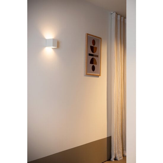 Firenze applique éclairage extérieur LED dimmable 1x6W 2700K IP54 avec système de montage magnétique blanc