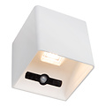 Aplique de pared exterior Firenze LED regulable 1x6W 2700K IP54 con sistema de montaje magnético blanco