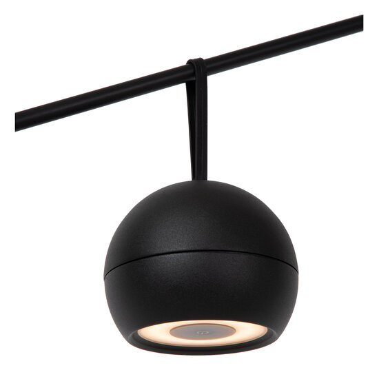 Aplique Florence iluminación exterior LED regulable 1x2W 3000K IP54 con sistema de fijación magnético negro