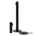 Martine rechargeable table lamp battery/battery LED dimmable 1x2.2W 2700K IP54 with wireless charging station black