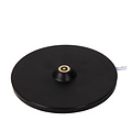 Lámpara de mesa recargable Rome iluminación exterior batería/batería diámetro 12,3 cm LED regulable 1x2,2W 2700K/3000K IP54 con estación de carga inalámbrica latón dorado mate