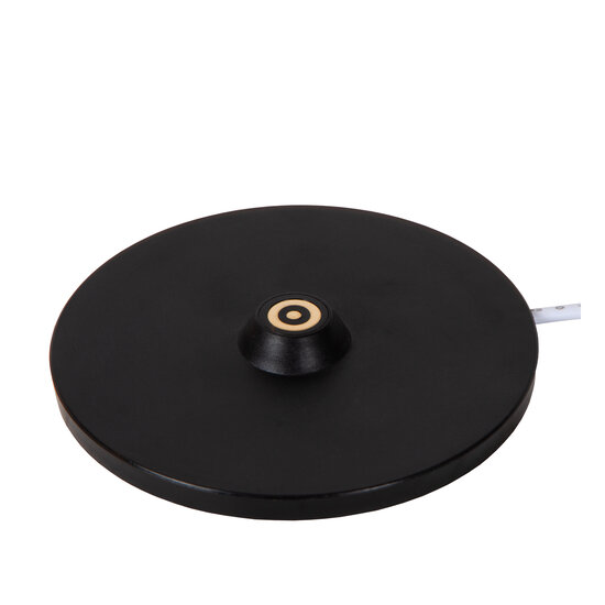 Lámpara de mesa recargable Rome iluminación exterior batería/batería diámetro 12,3 cm LED regulable 1x2,2W 2700K/3000K IP54 con estación de carga inalámbrica latón dorado mate