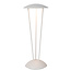 Rome white rechargeable table lamp outdoor lighting battery/battery diameter 12.3 cm LED dimmable 1x2.2W 2700K/3000K IP54 with wireless charging station