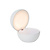 Clipso lámpara de mesa recargable blanca pila/batería diámetro 12 cm LED 1x2,2W 2700K
