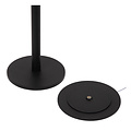 Mitra wiederaufladbare Leselampe Akku/Batterie LED dimmbar 1x2,2W 2700K IP54 mit kabelloser Ladestation schwarz