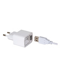 Mitra oplaadbare leeslamp accu/batterij LED dimbaar 1x2,2W 2700K IP54 met draadloos oplaadstation zwart