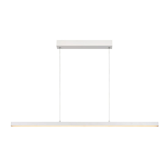 Maggie white long hanging lamp LED dimmable 30W 2700K