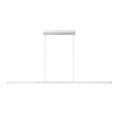Lampe suspendue longue blanche Macho LED dimmable 36W 2700K