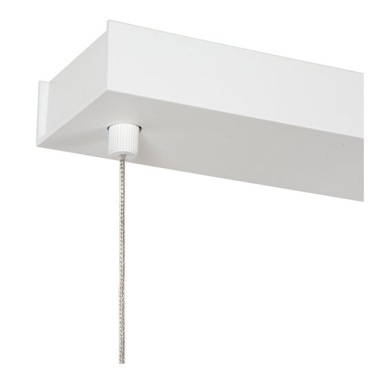 Macho weiße lange Hängelampe LED dimmbar 36W 2700K