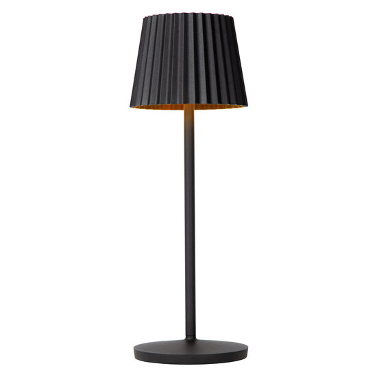 LUCIDE LUCIDE JUSTINE - Lampe de Table Rechargeable d'Extérieur avec Station de Charge Sans Fil