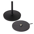 Kiki black rechargeable table lamp outdoor lighting battery/battery LED dimmable 1x2W 2700K IP54 with wireless charging station