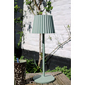 Kiki vert lampe de table rechargeable éclairage extérieur batterie/batterie LED dimmable 1x2W 2700K IP54 avec station de recharge sans fil