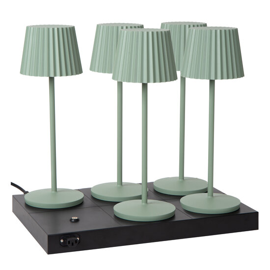 Docking wireless charger charging station black for Kiki table lamps