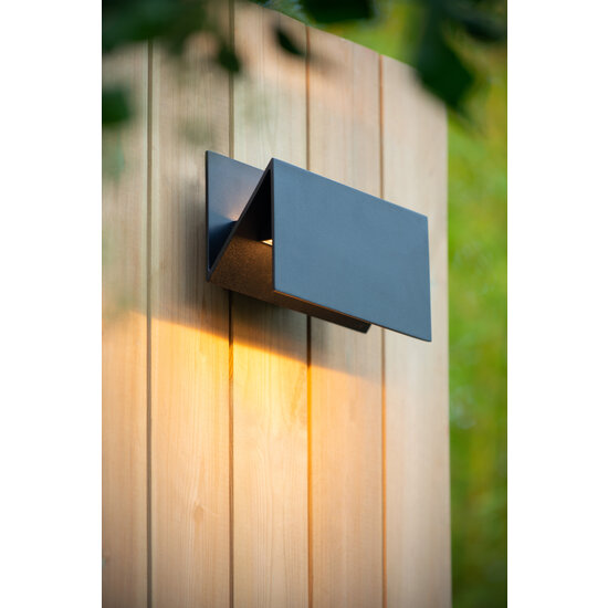 Window wandlamp buitenverlichting LED 1x16W 2700K IP54 zwart