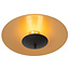 Plafón Canada diámetro 35 cm LED regulable 1x9W 3000K negro