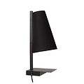 Lámpara de noche Groll 1xE27 con punto de carga USB negro
