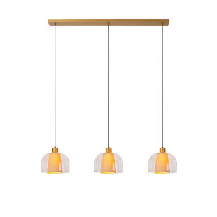 Shooter knappe hanglamp 3xE27 transparant