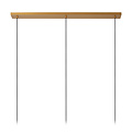 Shooter knappe hanglamp 3xE27 transparant