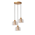 Shooter elegant hanging lamp 3xE27 transparent