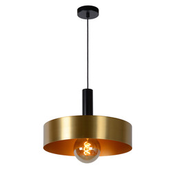 Lampe à suspension Peru moyen diamètre 40 cm 1xE27 laiton doré mat