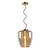 Lampe à suspension Frank ambre diamètre 28 cm 1xE27