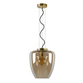 Frank amber hanging lamp diameter 28 cm 1xE27