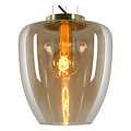 Lampe à suspension Frank ambre diamètre 28 cm 1xE27