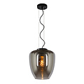 Lampe à suspension Frank diamètre 28 cm 1xE27 fumée