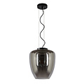 Lampe à suspension Frank diamètre 28 cm 1xE27 fumée