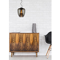 Lampe à suspension Frank diamètre 28 cm 1xE27 fumée