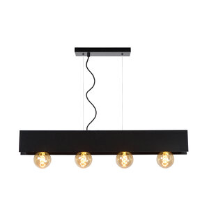 Tuur hanging lamp 4xE27 black